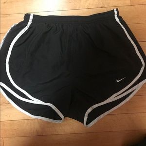 Classic black Nike shorts